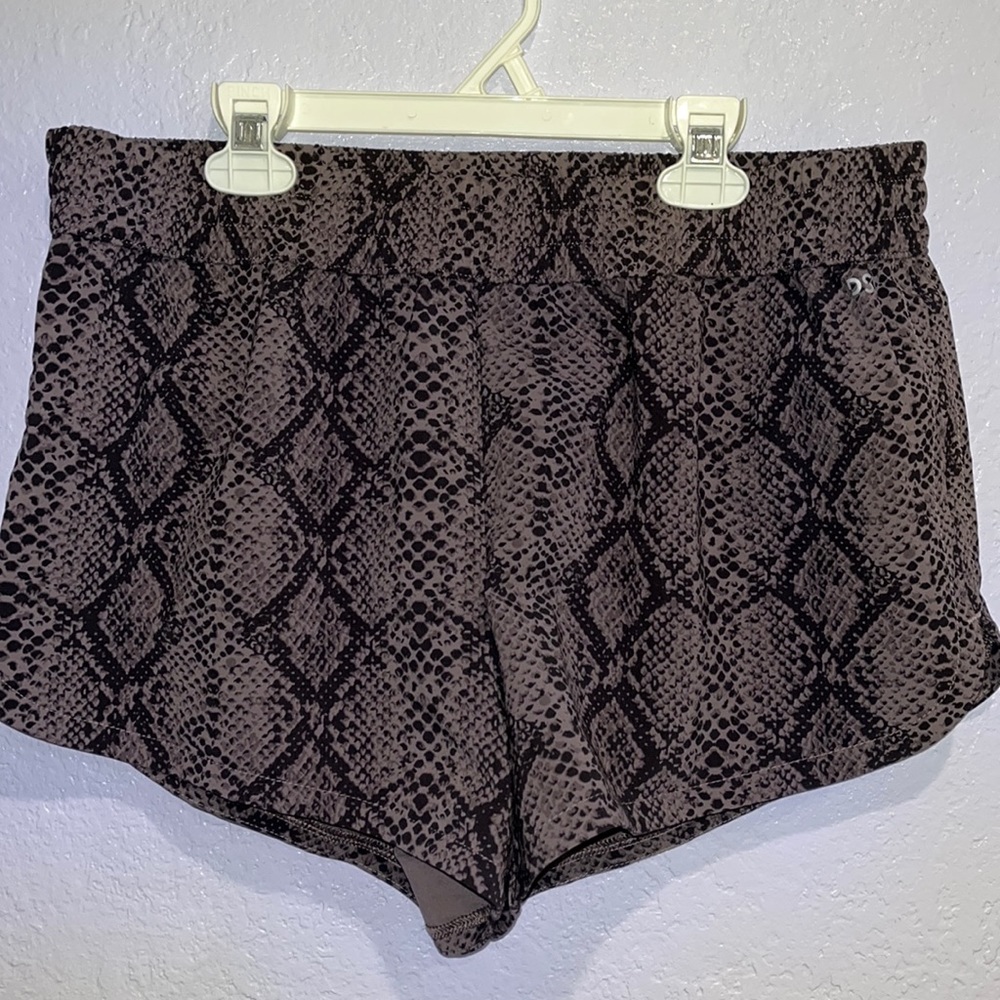 Snake Print Athletic Shorts